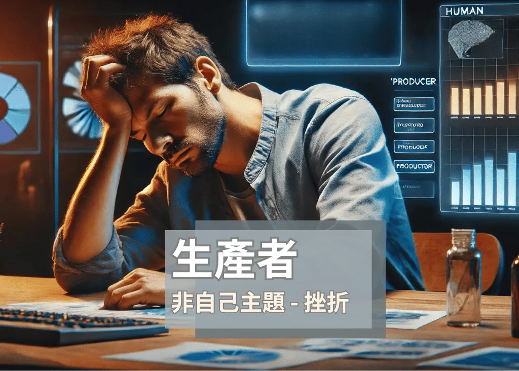生產者（執行者）非自己主題：挫折