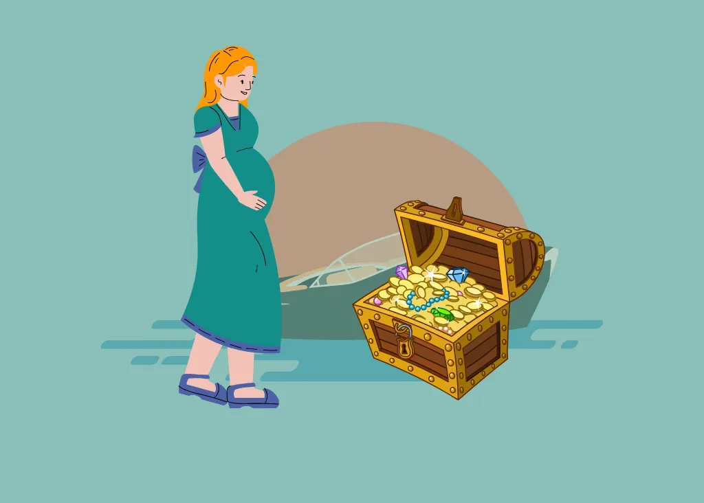 愛情人格心理測驗測驗結果：（E）孕婦和金銀財寶