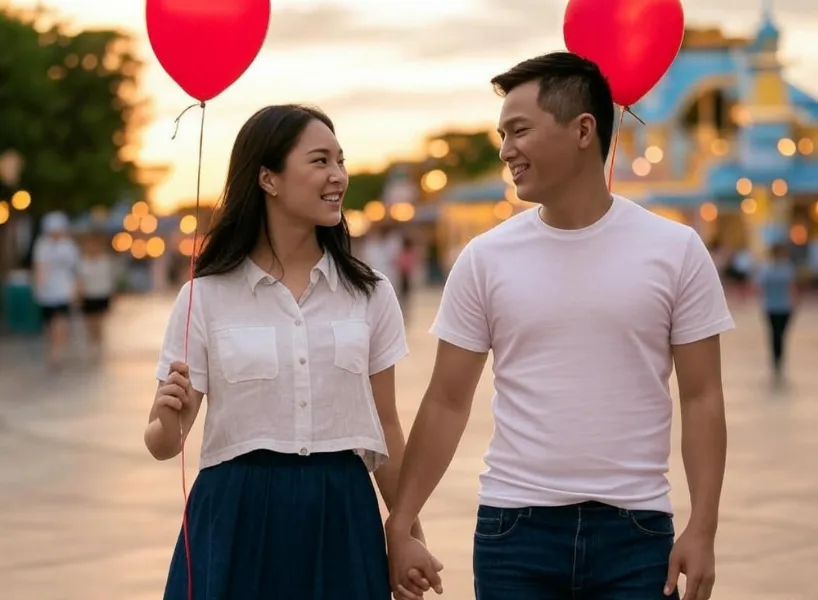 韓國氣球戀愛心理測驗：選紅色氣球