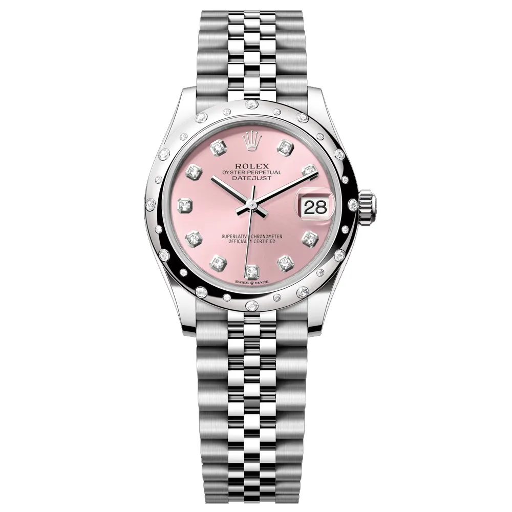 Rolex Datejust 粉面鋼帶
